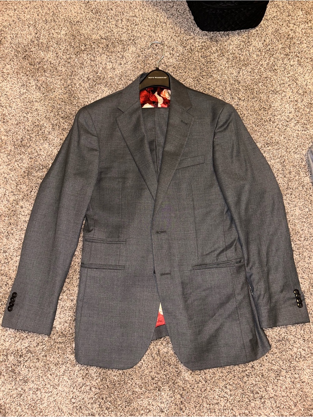 Joseph Abboud Charcoal Gray Men's Suit Jacket